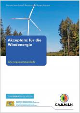 Titelseite der Broschüre Akzeptanz für die Windenergie