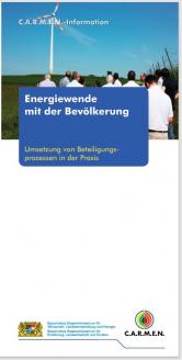 Titelseite der Broschüre Energiewende mit der Bevölkerung